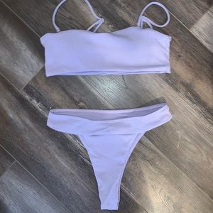 Brand new never worn high wasted purple bikini
